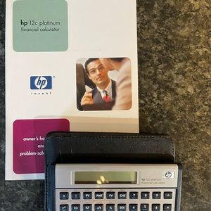 HP 12c platinum financial calculator